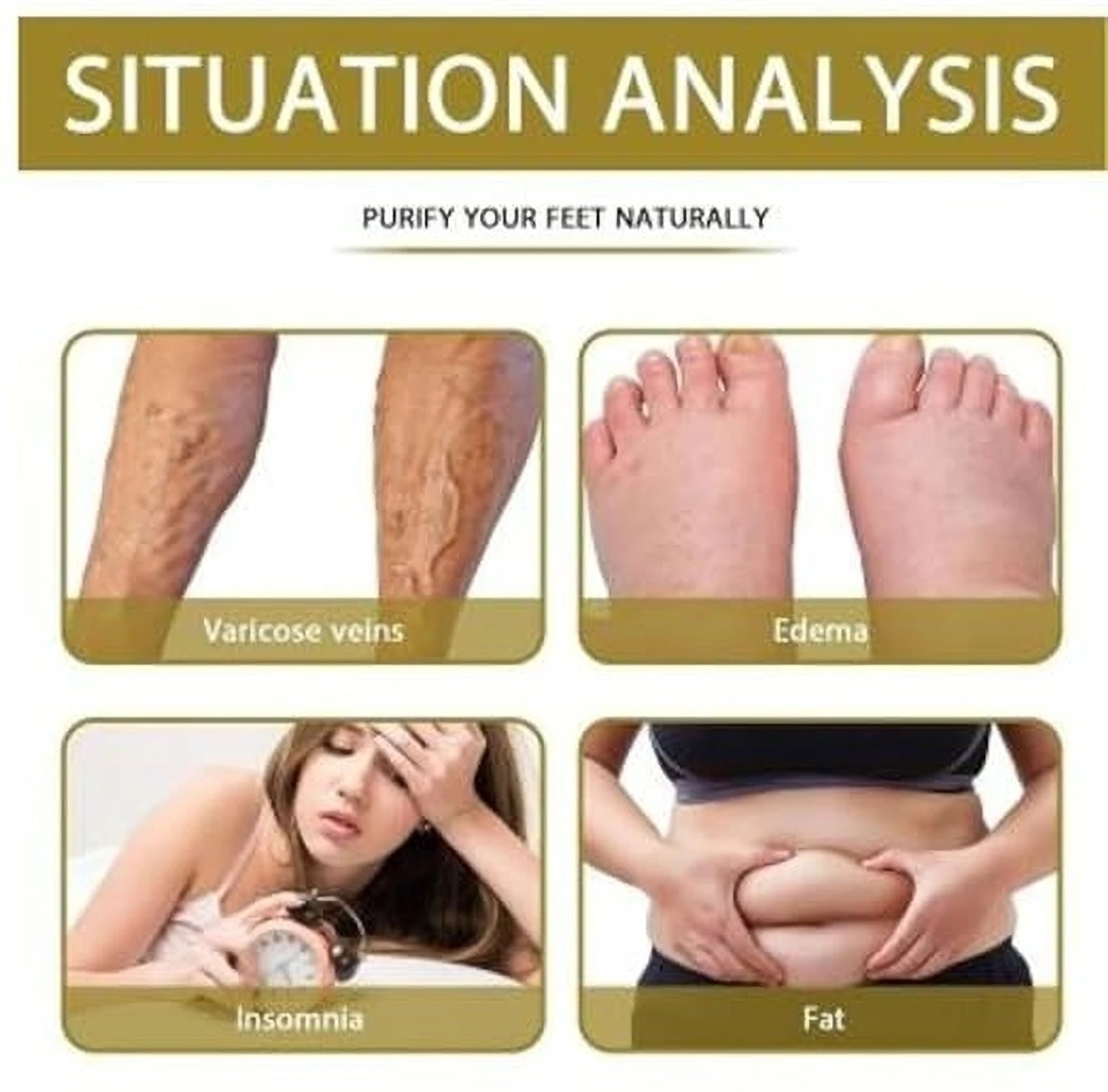 CHIWA Bee Venom Lymphatic Drainage & Slimming Foot Patches – Calm Days - Image 3