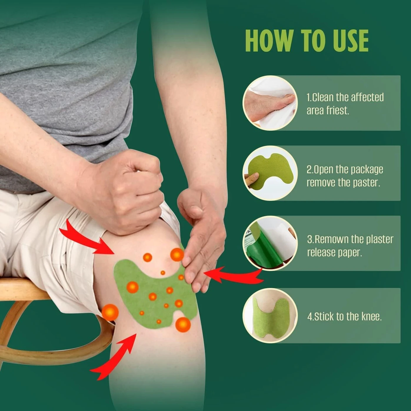 Laxit Pain Relief 100% Herbal Patches Sticker Knee Body Joint Pain Ayurvedic Patch Plaster & Patch - Image 5